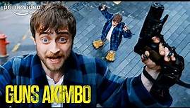 The Scene That Made Daniel Radcliffe Holding Guns In His Pyjamas A Meme | Guns Akimbo