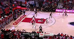 Noah Thomasson drills bucket after ankle-breaking crossover for Georgia