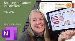 How to Build a linked planner in OneNote