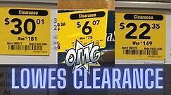 🚨😯LOWES CLEARANCE IS ON 🔥$75 to $6! ITEMS MORE THAN 90% OFF🔥🔥 #clearanceshopping