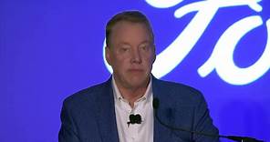 Ford Executive Chair Bill Ford Delivers Remarks on the Future of American Manufacturing
