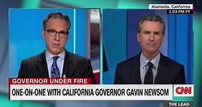 California governor reacts to petition on recall vote