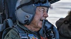 Eighty-Nine Year Old Chuck Yeager • F-15 Eagle Honor Flight