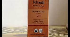 Hennè Khadi Nocciola - Applicazione e recensione - Su capelli bianchi