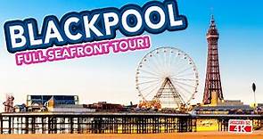 BLACKPOOL | Full tour of seafront from Pleasure Beach to Tower! Blackpool UK