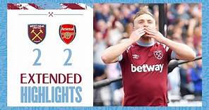 Extended Highlights | Thrilling Comeback Claims Crucial Draw | West Ham 2-2 Arsenal | Premier League