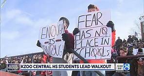 Nearly 1,600 Kalamazoo Central HS students walk out