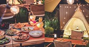 內湖餐廳推薦｜星光點點的戶外露營派對、唯美的森林系玻璃屋餐酒館
