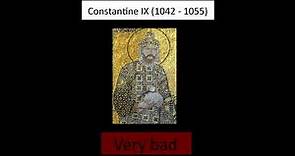 All Byzantine Emperors Ranking - from Arcadius to Constantine XI