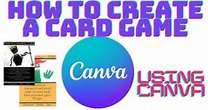 How to Create a Trading Card on Canva
