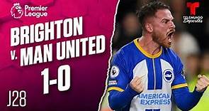 Highlights & Goals | Brighton v. Man. United 1-0 | Premier League | Telemundo Deportes