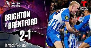 Highlights & Goles: Brighton v. Brentford 2-1 | Premier League | Telemundo Deportes