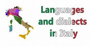 Languages and dialects of Italy (with audio for each one)