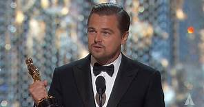 Leonardo DiCaprio winning Best Actor | 88th Oscars (2016)