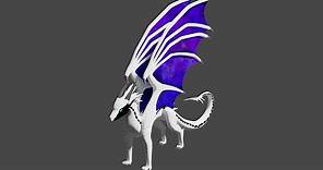 Making a dragon on Blender (oblivion, Wings of Fire character)