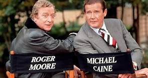 BULLSEYE (1990) On Location Making Of Interview with Roger MOORE & Michael CAINE on the set.