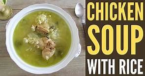Chicken soup with rice | Food From Portugal