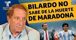 Bilardo aún no sabe que murió Maradona, así le darán la noticia | Telemundo Deportes