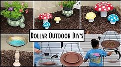 Dollar Outdoor Patio Diys/Garden Decor Diys