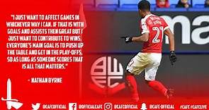 Nathan Byrne on his first few weeks at Charlton, scoring and c...