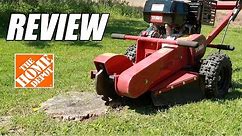 Renting A Stump Grinder from Home Depot - Review & Process