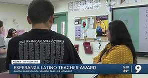 Rincon High School Spanish teacher wins Esperanza Latino Teachers Award