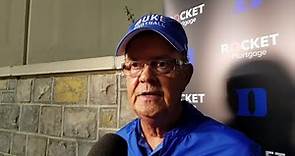 Coach David Cutcliffe talks Duke's blowout win over the Virginia Tech Hokies