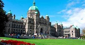 Inside of British Columbia Parliament Buildings in Victoria BC tour