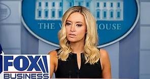 Press secretary Kayleigh McEnany holds a press briefing at the White House