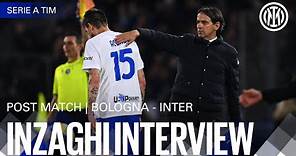 SIMONE INZAGHI INTERVIEW | BOLOGNA 0-1 INTER 🎙️⚫🔵