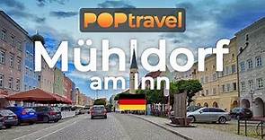 Walking in MÜHLDORF (am Inn) / Germany 🇩🇪- 4K 60fps (UHD)