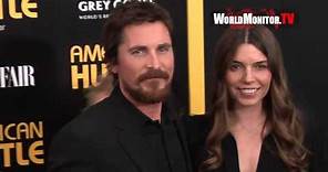 Christian Bale and wife Sibi Blazic arrive at 'American Hustle' New York premiere
