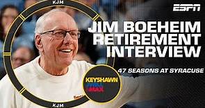 Jim Boeheim explains his retirement & reflects on 47 seasons at Syracuse 🍊 | KJM