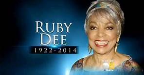 Actress Ruby Dee Remembered For Inspirational Life