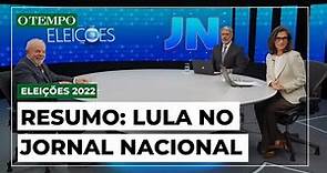 Lula no Jornal Nacional: veja o resumo da entrevista