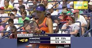 Ana Ivanovic vs. Anna Tatishvili [2013 USO R1]