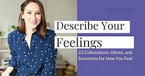 Describe Your Feelings in English | Feelings and Emotions Vocabulary
