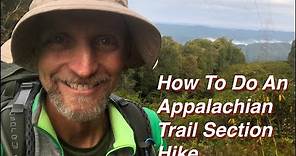 How To Do An Appalachian Trail Section Hike