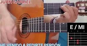Cómo tocar HE VENIDO A PEDIRTE PERDÓN 🌺 Juan Gabriel 🌺 ACORDES Y RITMO [TUTORIAL GUITARRA]