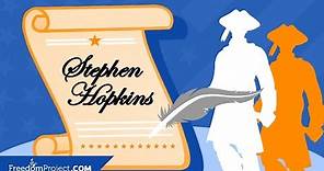 Stephen Hopkins | Declaration of Independence