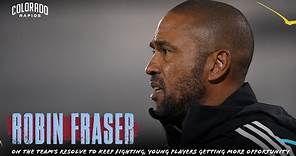 Robin Fraser discusses the team's resolve, young players getting more opportunities