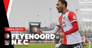 VIER goals van Dessers! | Highlights Feyenoord - N.E.C. | Friendly 2021-2022