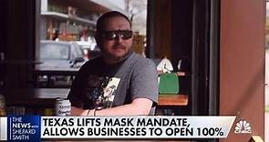 Texas lifts mask mandate, allows businesses to open 100%