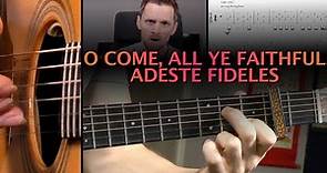 O Come, All Ye Faithful / Adeste Fideles - Guitar Lesson