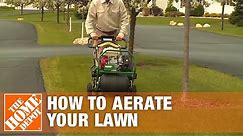 How to Aerate Lawns with the Ryan Pro Turf Lawn Aerator Rental | The Home Depot
