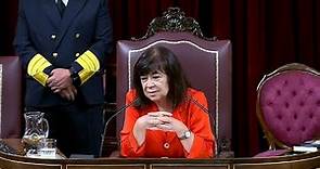 Narbona abre la sesión constitutiva del Congreso apelando a la "honestidad"