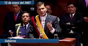 A 10 años del primer discurso presidencial de Rafael Correa