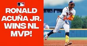 Ronald Acuña Jr.'s HISTORIC season makes him the 2023 National League MVP! | 2023 NL MVP Highlights