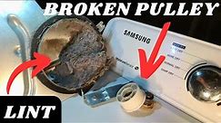 Samsung Dryer Drum Won't Spin/Broken Idler Pulley