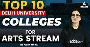Top 10 Arts Colleges in Delhi University 🏫📑✅